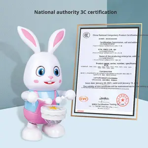 Mini jouet à bouton électrique mignon pour 18 mois + <span class=keywords><strong>Robot</strong></span> éducatif pour bébé en plastique - Product Image 5