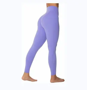 Leggings d'entraînement Butterflycra pour femmes avec scrunch caché, pantalon de yoga de gymnastique taille haute avec contrôle du ventre