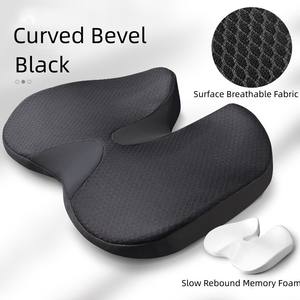 Nouveau coussin de siège 2026 pour chaise de bureau et voiture, en mousse à mémoire de forme souple, respirant et confortable, personnalisable, pour le soulagement des hémorroïdes - Product Image 4