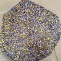 Ramuan Teh Herbal Giling Kering Bunga Teratai Biru, Potongan Kecil, Untuk Relaksasi, Siap Pakai, Grosir