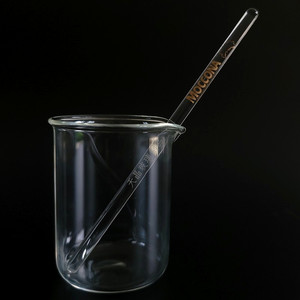 Varilla de agitación de vidrio para laboratorio Tianjing, 15-30 cm, cabeza redonda de borosilicato de alta resistencia para mezcla en laboratorio - Product Image 1