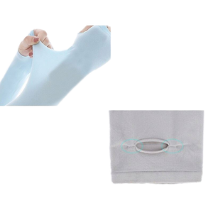 Manguito de brazo para tatuajes de verano, de tela de seda helada, transpirable, de secado rápido, anti-ultravioleta, refrescante, reversible y ecológico. - Product Image 1