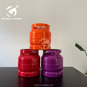 Cilindro de Gas <span class=keywords><strong>Butano</strong></span> Portátil Global de 3 kg, Acero Duradero de 6.6 L, Baja Presión, Certificado ISO, para Cocina Doméstica, Color y Logotipo Personalizados de Fábrica - Product Image 1