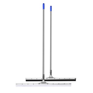 Silicone Floor Squeegee Stainless Steel Handle Durable For Floor <b>Cleaning</b> Kitchen Sanitation - Product Image 1