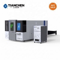Machines de découpe laser 6 kW Raytools CNC avec chargeur de tôles double plateforme, haute précision pour acier doux, fabriquées en Chine
