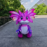 Kids Park Cute Dragon Dinosaur Trackless Train Ride pour les enfants