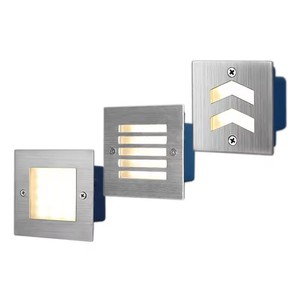 Lampes murales encastrées carrées IP65, AC220V 110V, extérieur, 3W, <span class=keywords><strong>LED</strong></span> encastrées, lampes encastrées souterraines - Product Image 2