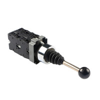 Contacteurs à bascule LAY5-BMR214 380V AC 15A à 4 positions, interrupteur à joystick 30 mm, retour par ressort, max 10A 220V