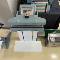 Machine de scellage thermique par impulsion à pédale verticale pour film de sac en plastique modèle direct PFS-D400