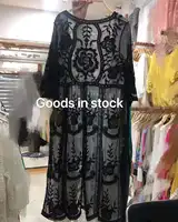 New Arrival Crochet Dresses Hot Bán Cộng Với Kích Thước Bikini Bìa Ups Bãi Biển Mặc Cho Phụ Nữ Bãi Biển Bìa Up Crochet Dress Coat