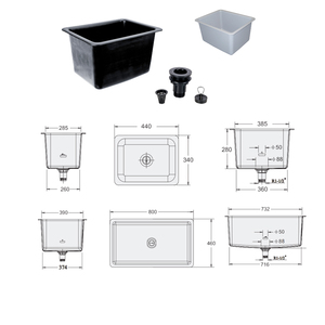 Lavello da laboratorio per laboratorio, - Product Image 6