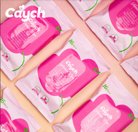 Lingettes intimes jetables format voyage, individuelles, pour l'hygiène féminine, équilibre du pH, contrôle des odeurs pour femmes