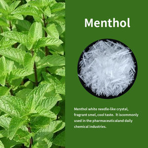 Extrait de plante naturel HAICHUAN, <span class=keywords><strong>cristal</strong></span> de <span class=keywords><strong>menthol</strong></span>, CAS 2216-51-5, pureté 99,5%, FEMA 2665, arôme quotidien - Product Image 4