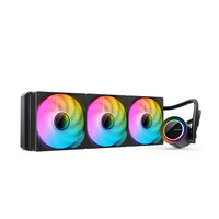 Système de refroidissement par eau pour PC Jonsbo TG-420, ventilateur ARGB 120x120x25mm, dissipateur thermique en cuivre liquide et aluminium, roulement fluide, silencieux 20dBA pour