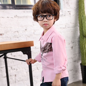 Vêtements pour enfants de marque chinoise célèbre 2017, t-shirts avec images de faucons - Product Image 3