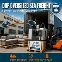 Fret maritime DDP Chine-USA pour conteneurs surdimensionnés, porte-à-porte, avec portes ouvertes, droits de douane payés