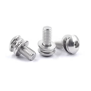 Gran oferta M3 M4 Acero inoxidable INOX SS201 304 316 L cabeza de botón hexagonal pulida Lisa tornillo Sems <span class=keywords><strong>DIN7380</strong></span> - Product Image 6