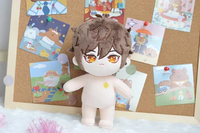 Poupée en tissu de coton personnalisée avec design anime brodé, fonction doudou et accessoires amovibles