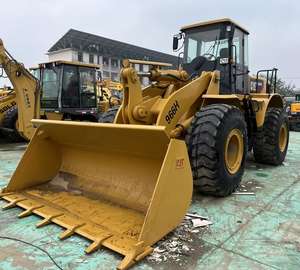 รถตักล้อยางคุณภาพสูง Caterpillar CAT966H Cat966 รถตักล้อยางญี่ปุ่นมือสอง รุ่น 966H พร้อมมอเตอร์ เกียร์บ็อกซ์ และปั๊มเกียร์ - Product Image 1