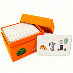 Cartes flash éducatives pour tout-petits, ensemble en carton avec fruits, chiffres et animaux, cartes flash pour l'éducation précoce des enfants - Product Image 3