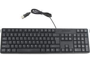 Tastiera Cablata per Ufficio A4 Tech KRS-83 USB 104 Tasti Ergonomica Adatta per Desktop - Product Image 3