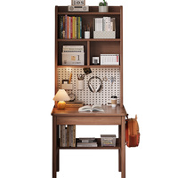 Table de chevet perforée en bois massif, faite à la main, pour ordinateur, 70 cm de large, table d'étude pour enfants, surface de bureau