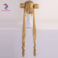 Pelucas de Cabello Rubio Ainizi, Productos Más Vendidos, Pelucas Largas y Rizadas de Sailor Moon Tsukino Usagi para Amantes del Cosplay
