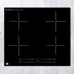 Indicateur de cuisine professionnel Plaques de cuisson à induction invisibles 60cm Plaque de cuisson électrique à induction à 4 brûleurs séparément - Product Image 1