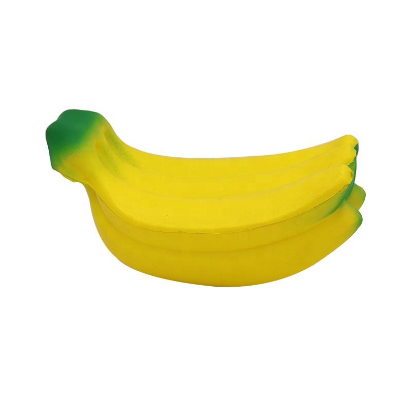 Factory Direct Soft Slow Rise Toys Fruit Shaped Squishy Toy PU Foam Squeeze Relief Anti Stress Ball