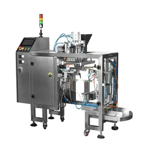 Doypack Packaging Machine for Roasted Coffee Beans Ground Coffee Gusseted Bag Packages Sealing Machines Plastic Packing Machine
