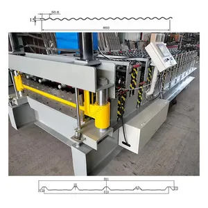 Produktionslinie Herstellungsmaschine Eisenblech-Rollformzubehör hochwertige Doppel-römische Beton-Dachziegel-Herstellungsmaschine