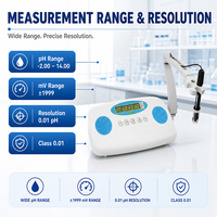 Analyseur numérique de pH/Conductivité de type tablette pour eau, pour laboratoire