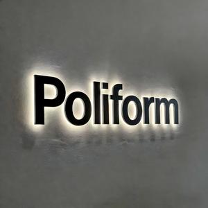 Letrero Luminoso LED 3D con Letras Acrílicas Retroiluminadas, Logotipo Personalizado, Luz Blanca Cálida de 2700K, Fácil Instalación - Product Image 2