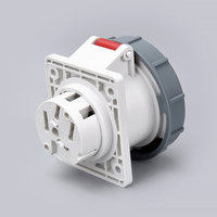 Prise murale industrielle encastrée IP67 2025, 4 broches, 380V 32A, homologuée UE/CN, compatible 16A (RU, US, AU, UE/CN)