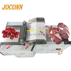 מכונת חיתוך קוביות בשר באיכות גבוהה מכונת חיתוך עצמות מגרסת בשר