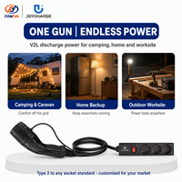 JOYCHARGE Adaptor Pengisian Daya Kendaraan Baru V2L Tipe 2 16A 250V AC Portabel untuk EV dengan Kabel 3M, Proteksi IP54, dan Keamanan Arus Berlebih