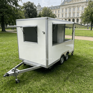 Kiosque de restauration de rue, remorque alimentaire multifonctionnelle remorquable, camion de boulangerie, chariot à hot-dogs, chariot à bubble tea, chariot à snacks et toilettes mobiles - Product Image 5