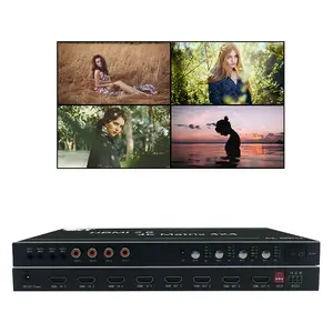 베스트셀러 모든 디지털 CCTV RS232 Av 울트라 HD 4K 4X4 HDMI 비디오 매트릭스 스위처 ip 카메라 매트릭스 스위처