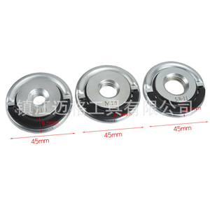 M10 M14 5/8-11 Pull <b>Ring</b> Polishing Machine Self Locking Pressing <b>Plate</b> For Angle Grinder Aluminum Alloy - Product Image 3