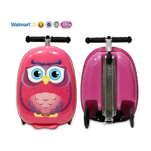 Patinete de equipaje de patada para niños de alta calidad, patín Popular para niños, bolsa de patinete de tres ruedas, Maleta