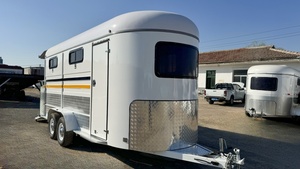 Nueva tendencia Aussie Horse Float 3 Horse Trailer Custom Horse Float Design Breakaway Brakes - Product Image 4