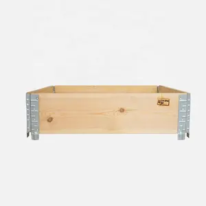 Pallet in legno massello Standard europeo per lo stoccaggio di carichi elevati per il trasporto di fumigazione senza cartelloni in legno staccabili