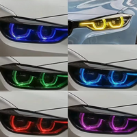 Phare HETOP F30 2012-2019 Style RGB Série 3 Phare Ikon Mise à niveau LED DRL Style bol réfléchissant Accessoires pour BMW