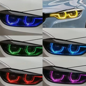 <span class=keywords><strong>Faro</strong></span> Delantero HETOP F30 2012-2019 Estilo RGB <span class=keywords><strong>Serie</strong></span> <span class=keywords><strong>3</strong></span>, Lámpara Delantera Ikon Actualizada LED DRL, Accesorios de Estilo de Tazón Reflectante para <span class=keywords><strong>BMW</strong></span> - Product Image 3