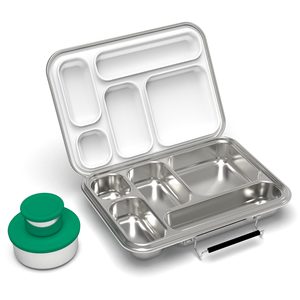 Boîte à bento en acier inoxydable pour enfants, boîte à lunch étanche avec fourchette, conteneur à lunch scolaire, boîte à lunch écologique pour enfants, durable - Product Image 2