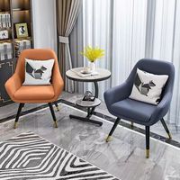 Tables et chaises de balcon modernes et luxueuses en métal, petite table à thé pour la chambre à coucher, combinaison de chaises de loisirs, écologiques et légères