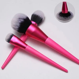 Set de 10 Brochas de Maquillaje Veganas, Pelo Sintético Rosa, Marca Privada Personalizada, Kit de Cosméticos Faciales - Product Image 5