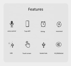 US AU UK EU France Ấn Độ mở rộng AC 2 USB ổ cắm 10A <span class=keywords><strong>Alexa</strong></span> Google IFTTT giọng nói tuya app điều khiển từ xa Wifi thông minh Power Strip - Product Image 4