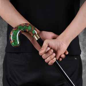 Bâton de marche élégant en résine et bois, conçu pour un confort, une durabilité et un soutien élégant lors de la marche quotidienne - Product Image 6