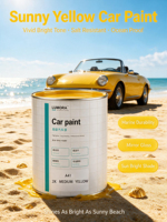 Peinture Facile à Appliquer 2K Jaune Moyen 1L pour Garages, Berlines Privées, Fourgonnettes, Retouche – Vente Chaude, Résistante aux Rayures – LUMORA